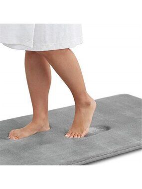 Memory Foam Bath Mat Non Slip Absorbent Velvet Bathroom Rug Soft Quick Dry
